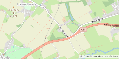 Map of Alton, Hampshire