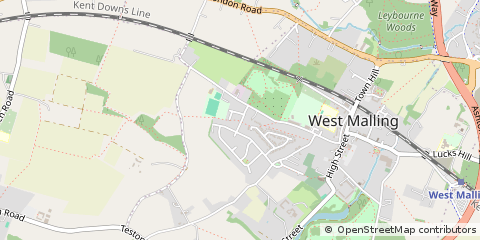 Map of West Malling