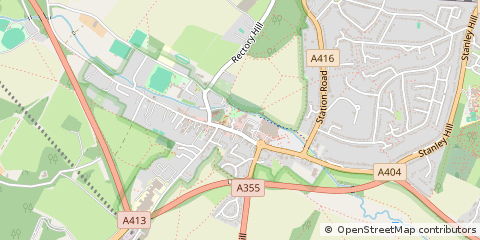 Map of OLD Amersham, Bucks