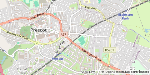 Map of Prescot