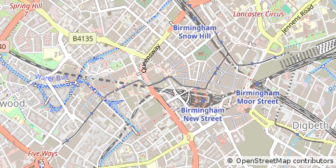 Map of Birmingham
