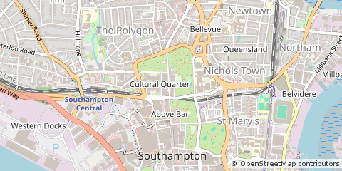 Map of Southampton