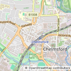 Map of Chelmsford, Essex