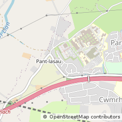 Map of Morriston, Swansea