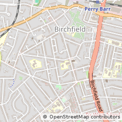 Map of Birmingham, West Midlands
