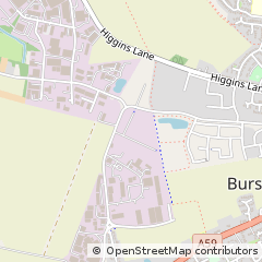 Map of Ormskirk, Lancashire