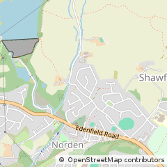 Map of Rochdale, Lancashire
