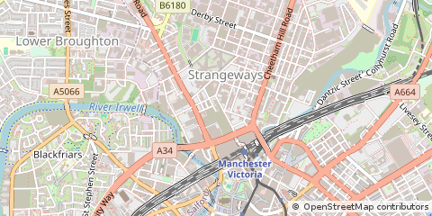 Map of Manchester