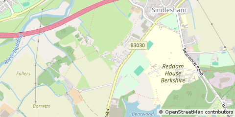 Map of Wokingham