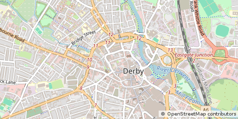 Map of Derby