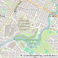 Map of Glasgow, Lanarkshire