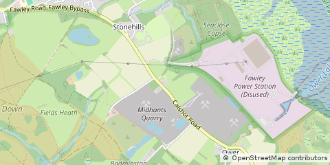 Map of Southampton, Hampshire