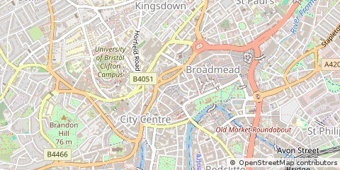 Map of Bristol