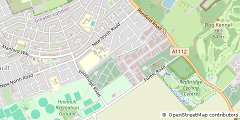 Map of Ilford