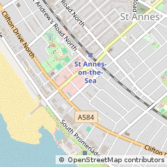 Map of Lytham ST. Annes