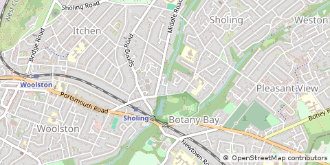 Map of Southampton