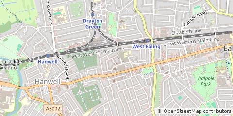 Map of West Ealing