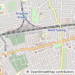 Map of West Ealing