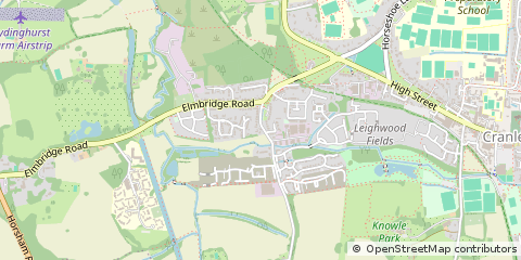 Map of Surrey