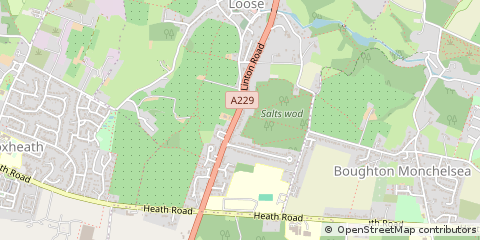 Map of Maidstone, Kent