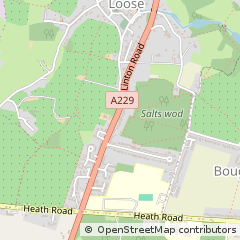 Map of Maidstone, Kent