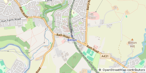 Map of Bitton, Bristol