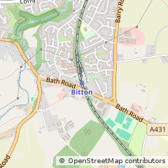 Map of Bitton, Bristol