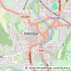 Map of Kendal, Cumbria