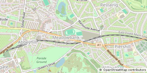 Map of Lothian, Edinburgh