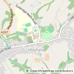 Map of Mayfield, East Sussex