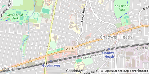 Map of Romford
