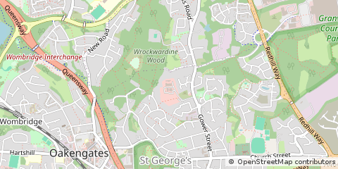 Map of Telford, Salop