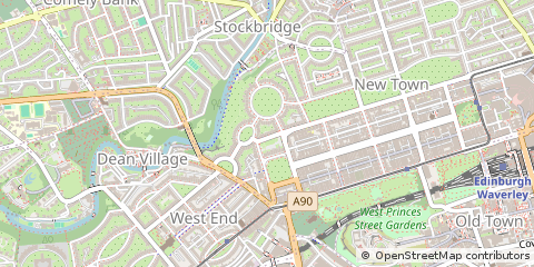 Map of Edinburgh