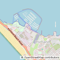 Map of Portland, Dorset