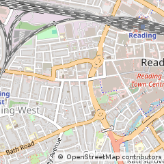 Map of Reading, Berkshire
