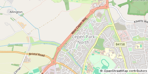 Map of Chippenham, Wiltshire