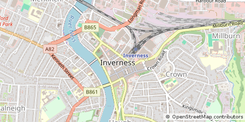Map of Inverness