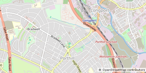 Map of Newcastle