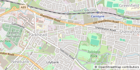 Map of Glasgow