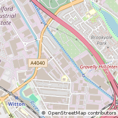 Map of Birmingham, West Midlands
