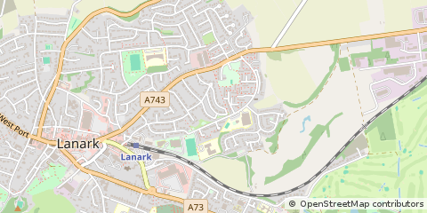 Map of Lanark