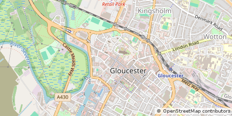Map of Gloucester