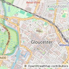 Map of Gloucester