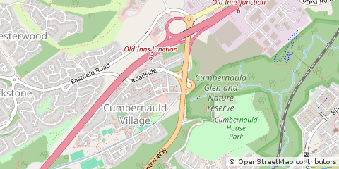 Map of Glasgow, Strathclyde