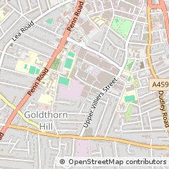 Map of Wolverhampton, West Midlands