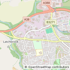 Map of Saltash, Cornwall
