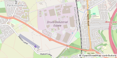 Map of Chester LE Street, County Durham