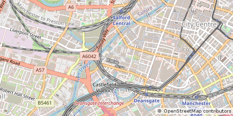 Map of Manchester