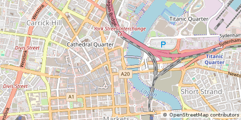 Map of Belfast, CO. Antrim