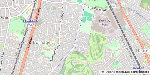 Map of Manchester